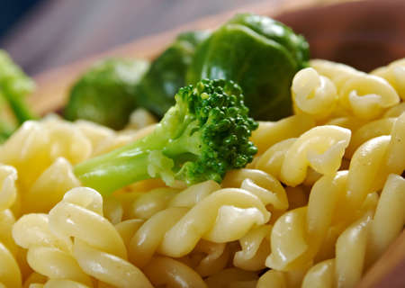 delicious macaroni pasta  with vegetableonの写真素材