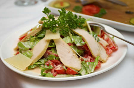 Italian cuisine chicken salad Neapolitanの写真素材