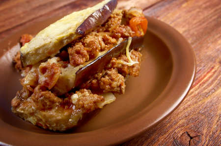 Lamb moussaka with egg plant cheesÐ±.farmhouse.の写真素材
