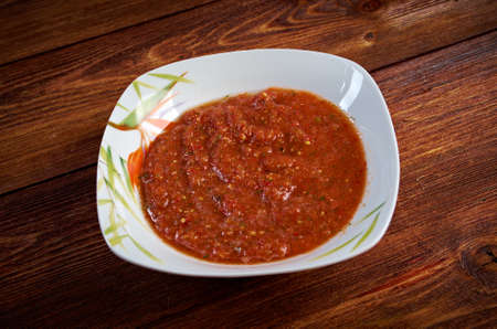  georgian sauce adjika. farm-styleの写真素材