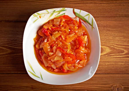 Hungarian Lechoの写真素材