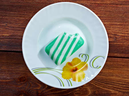 concept - bitten off piece soap .closeupの写真素材