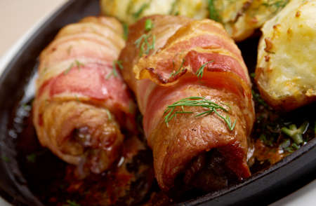 hungarian Stuffed Pork Chops .Shallow depth-of-field. 