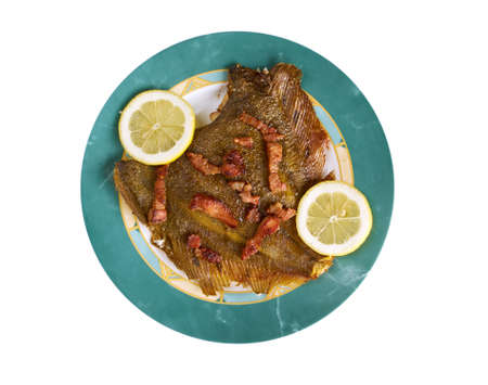 Hamburg  Finkenwerder Scholle with Specks and lemon 