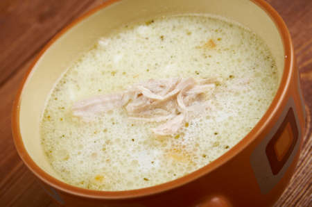 Chicken Mull - doesnât exist far out of North Georgia.Georgia tradition chicken soupの写真素材