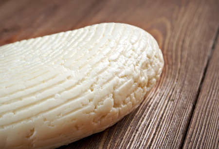  Country  cheese on a wooden tableの写真素材