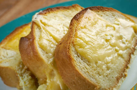 Freiburger Ramequin - German Baked Cheese,cream  with Toasted Bread