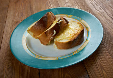 Freiburger Ramequin - German Baked Cheese,cream  with Toasted Bread