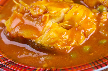 Kerala Fish Curry.south indian foodの写真素材