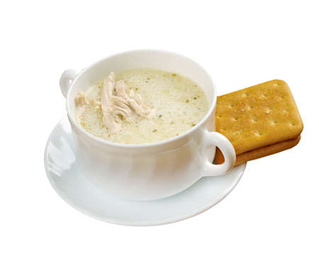 Chicken Mull - doesnât exist far out of North Georgia.Georgia tradition chicken soupの写真素材