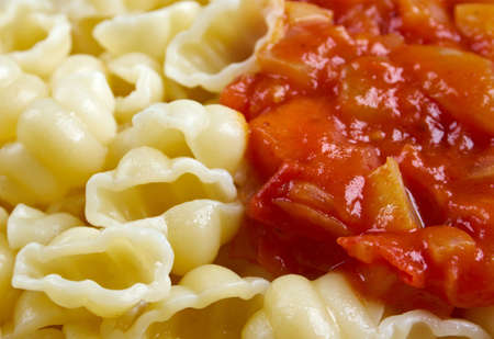 Conchiglie - italian  pasta の写真素材