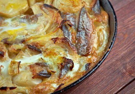 kalalaatikko - Baltic Herring Casserole.Finnish cuisineの写真素材