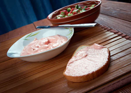 Taramasalata - is a Greek and Turkish mezeの写真素材