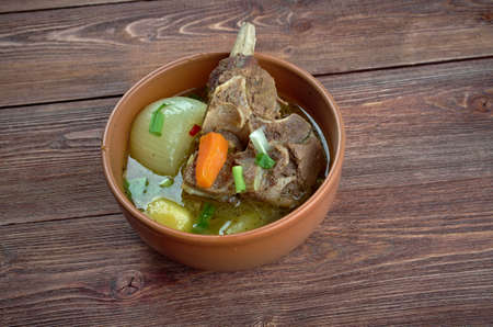 Kuzu Haslama Tarifi - Turkish Soups. broth with vegetables