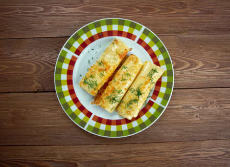 Nudelrolle - German  rolling pin close upの写真素材