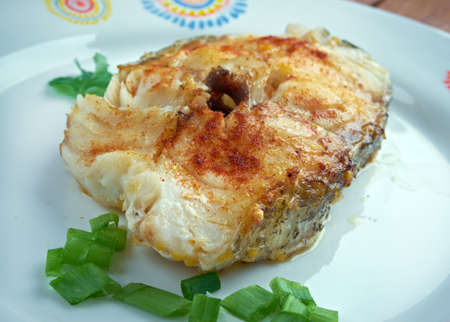 Baked Scrod - popular dish in  coastal New England and Atlantic Canadian.