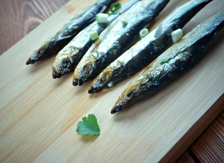 Bloater - type of whole cold-smoked herring.particularly associated with Great Yarmouth, Englandの写真素材