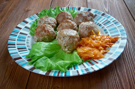 Kofta - Delicious Turkish Home Made meatballsの写真素材