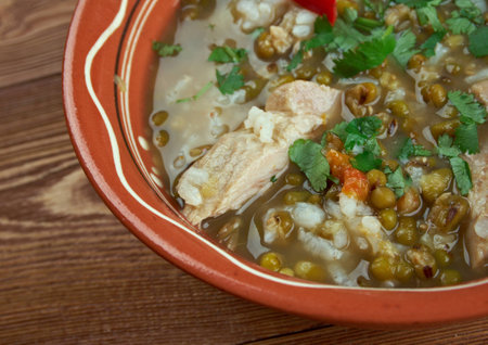 mashhurda - Uzbek soup with moong dalの写真素材