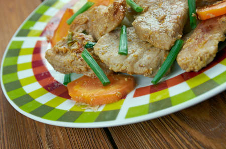 Sichuan Orange Beef - Chinese foodの写真素材