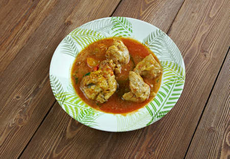 Chicken Khurchan - indian curry chickenの写真素材