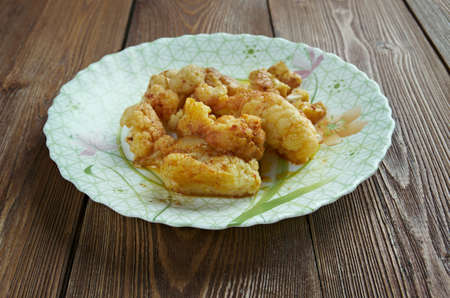 Zahra Mekleyah - Fried cauliflower.Levantine vegetarian dish served cold or hot,の写真素材