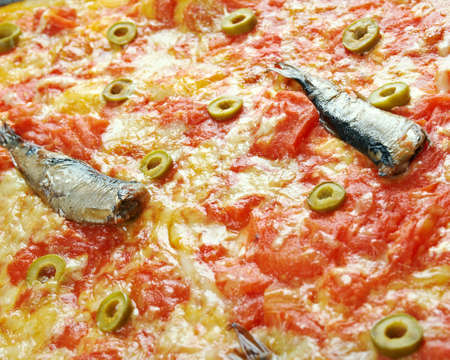 Sardenara - snack from West Liguria similar to  pizzaの写真素材