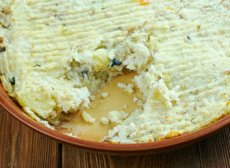 Brandade - emulsion of salt cod  with  potatoes.traditional in Spain and Franceの写真素材
