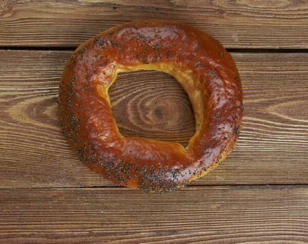 Bublik - traditional Eastern European bread roll.fresh russian bagels