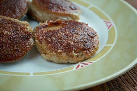 Hog's pudding -  type of sausage produced in Cornwall and Devonの写真素材