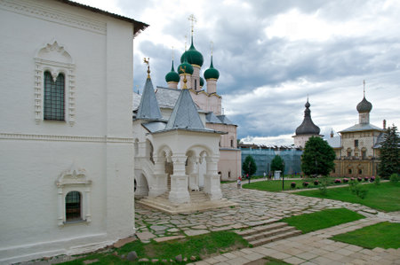 Kremlin of ancient town of Rostov Veliky.Russia