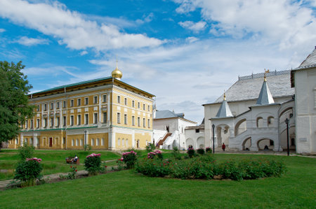 Kremlin of ancient town of Rostov Veliky.Russia