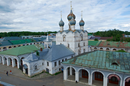 Kremlin of ancient town of Rostov Veliky.Russia