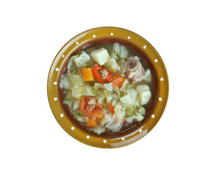 Kartoflanka - Polish  potato soupの写真素材