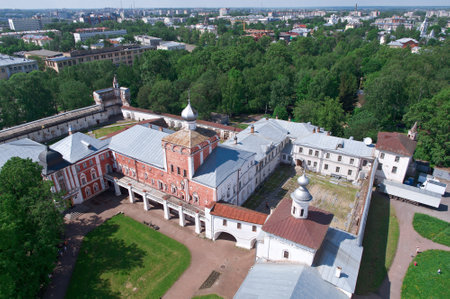 Kremlin Squarein Vologda,Russiaのeditorial素材