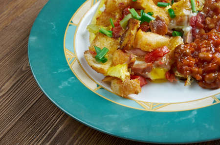 Migas - ancient dish in Spanish and Portuguese cuisine.