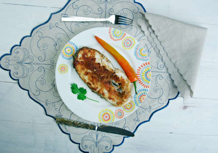 South African Fish -  Pan fried garlic Kingklip