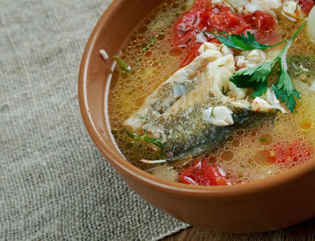 scherba - Russian Cossack fish soupの写真素材