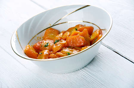 Carrots Vichy - Stewed carrots  with cream and parsley