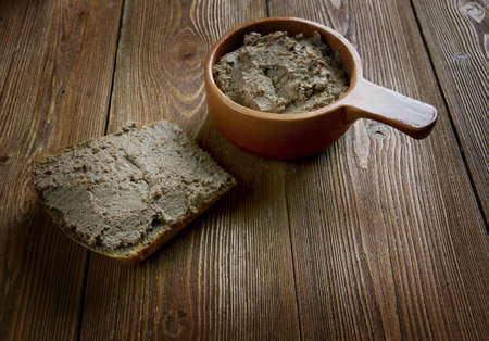 Cretons -  pork spread containing onions and spices.In Quebec cuisine