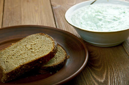 Benedictine -  spread made with cucumbers and cream cheese.Cuisine of the United Statesの写真素材