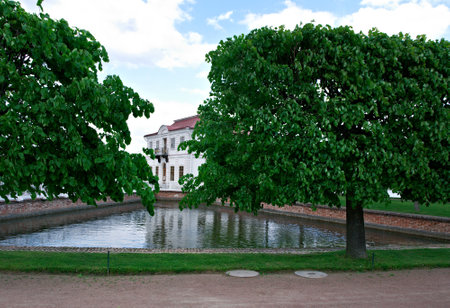 Peterhof Palace.  Marli Palace.Saint-Petersburg, Russia- JUNE 3, 2015のeditorial素材