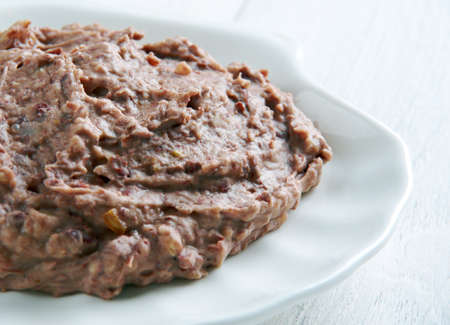 Fisindjan of beans.Azerbaijan cuisine.Mash boiled beans