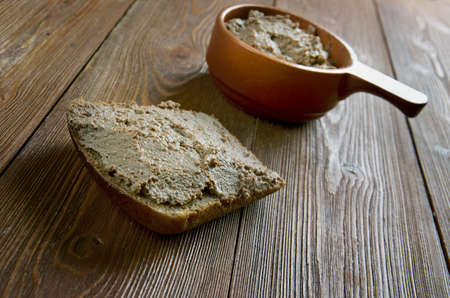 Cretons -  pork spread containing onions and spices.In Quebec cuisine