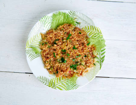 K%u0131s%u0131r - traditional side dish in Turkish cuisinesの写真素材