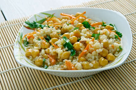 Curried Couscous Saladの写真素材