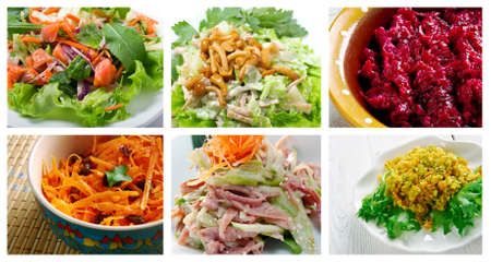 Food set  Healthy  Salad.close upの写真素材