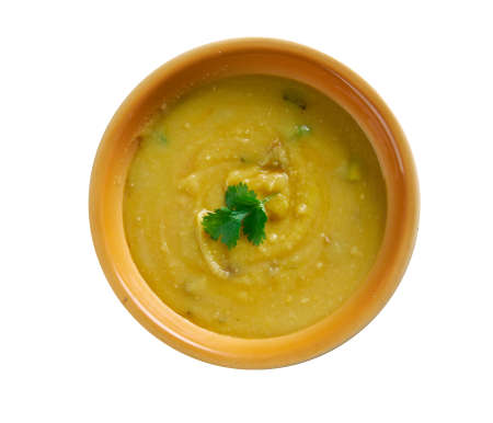 Dhal Baht - Vegan Spiced Yellow Split Peasの写真素材
