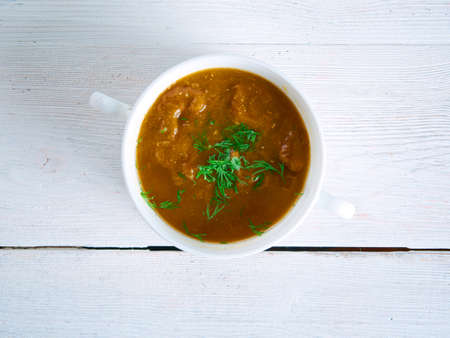 Ezo gelin chorbasÄ± - Turkish lentil soup.の写真素材