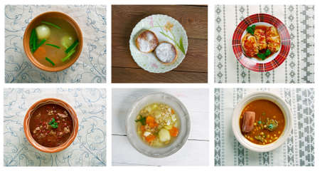European cuisine.Food setの写真素材